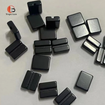 Maßgeschneidertes schwarzes Epoxidharz NdFeB Fassbeschichtetes Epoxid-Magnetstahl-Magnetmaterial